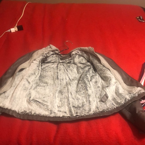JZ Leather jacket/ never worn/ great condition/ grey/ medium/ woman’s - Picture 2 of 8